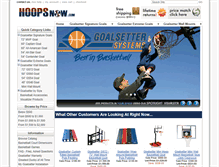 Tablet Screenshot of hoopsnow.com